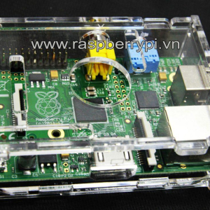 Vỏ mica trong suốt lắp ghép cho Raspberry Pi B