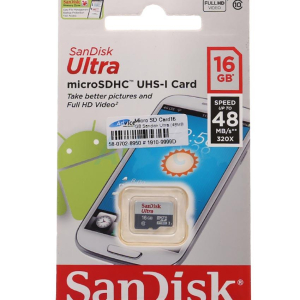 Thẻ nhớ MicroSD Sandisk Ultra 16GB tốc độ 80MB/s