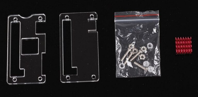 Bộ sản phẩm Vỏ case mica Raspberry Pi Zero W