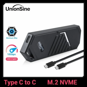 NVMe SSD Box Unionsine KFS102 10Gbps USB 3.2 Gen2