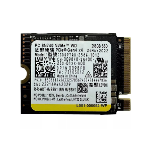 Ổ SSD WD SN740 PCIe NVMe 256GB 2230
