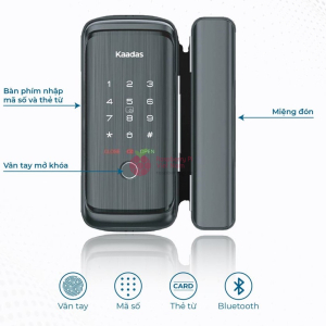 Khóa cửa kính Kaadas R8-5GL